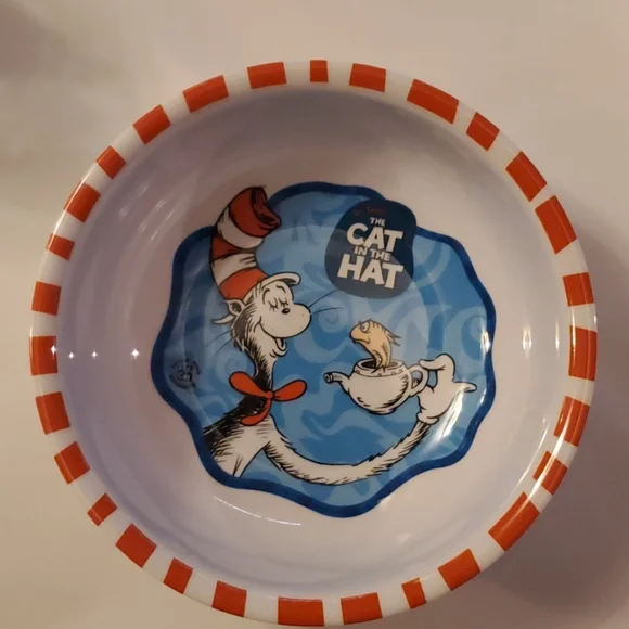 CAT IN THE HAT 3 piece dinnerware set - Picture 5 of 9
